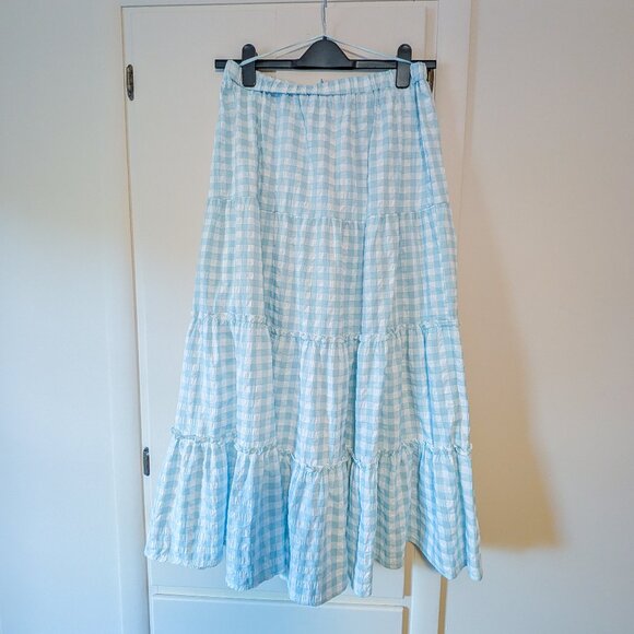 Talulah | Gingham Maxi Skirt | L - Picture 2 of 4
